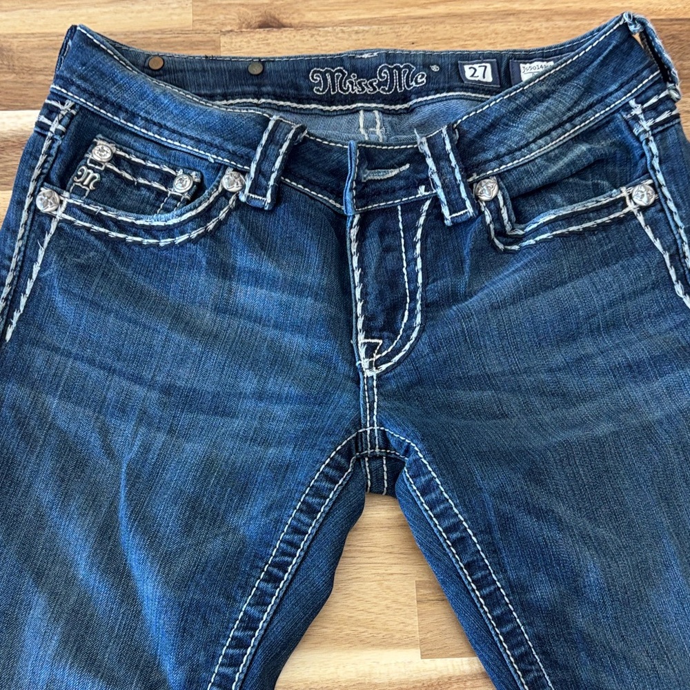 Miss Me Women's Dark Blue Boot Cut Jeans